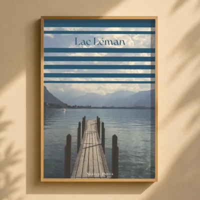 Affiche - Lac Léman
