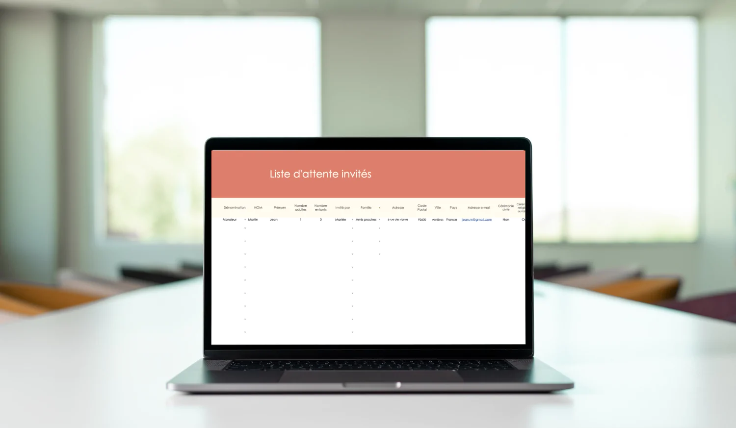 Ma liste d'invités automatisée – Image 2