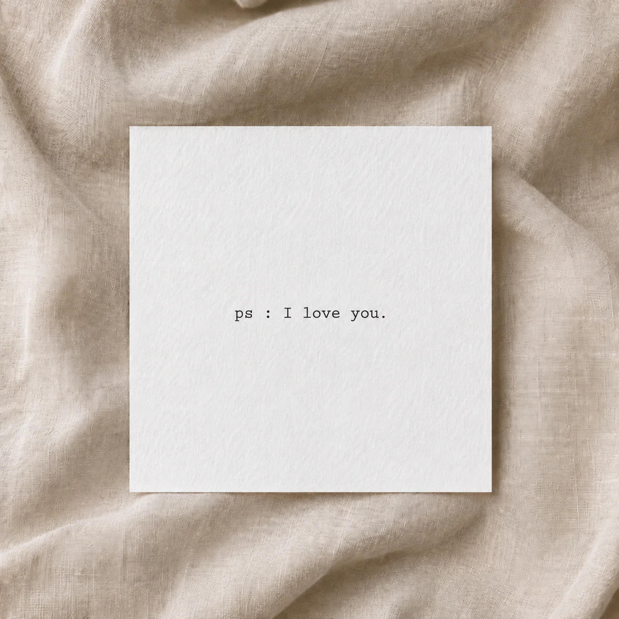 Ps : I love you