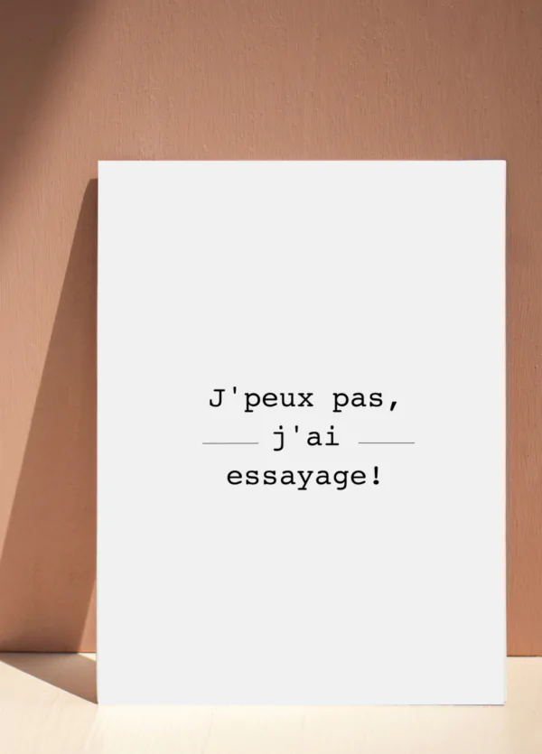 J'peux pas,  j'ai essayage – Image 2