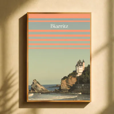 Affiche - Biarritz